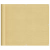 Parvekesuoja hiekka 90x700 cm 100% polyesteri Oxford kangas
