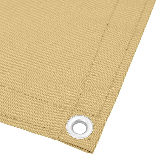 Parvekesuoja hiekka 90x1000 cm 100% polyesteri Oxford kangas