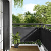 Parvekesuoja antrasiitti 75x700 cm 100% Oxford polyesteri
