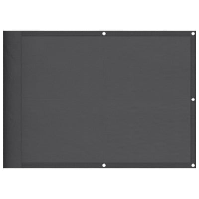 Parvekesuoja antrasiitti 75x800 cm 100% Oxford polyesteri