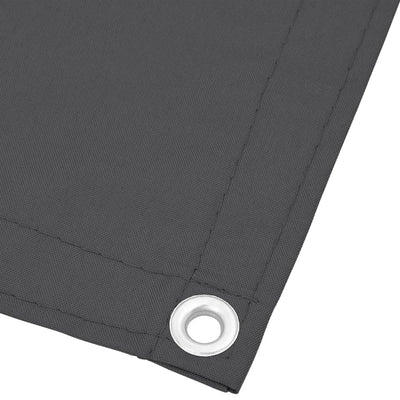 Parvekesuoja antrasiitti 75x800 cm 100% Oxford polyesteri
