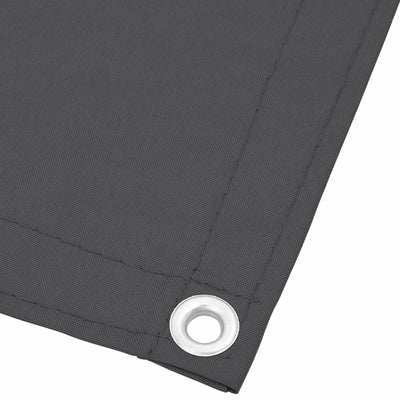 Parvekesuoja antrasiitti 75x1000 cm 100% Oxford polyesteri