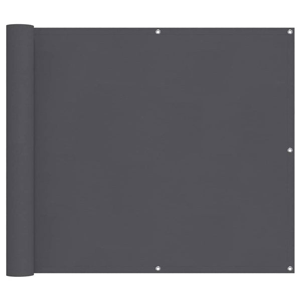 Parvekesuoja antrasiitti 90x700 cm 100% Oxford polyesteri