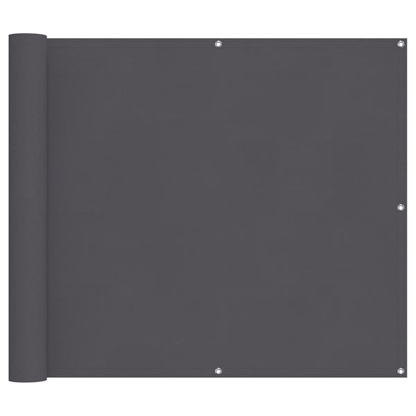 Parvekesuoja antrasiitti 90x1000 cm 100% Oxford polyesteri