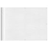 Parvekesuoja valkoinen 75x1000 cm 100% polyesteri Oxford kangas