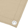 Parvekesuoja beige 75x1000 cm 100% polyesteri Oxford kangas