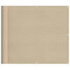 Parvekesuoja beige 90x700 cm 100% Oxford polyesteri