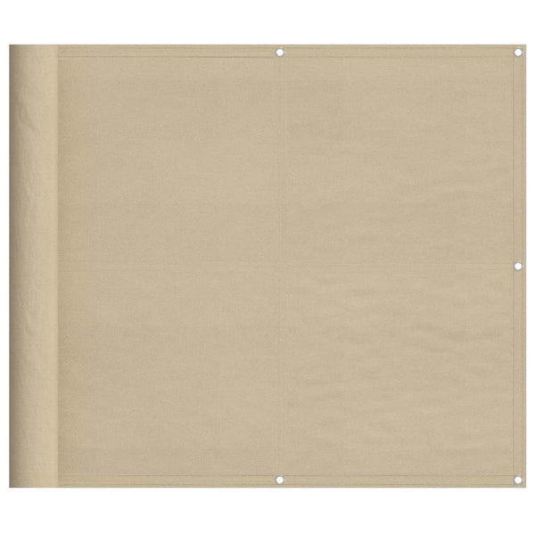Parvekesuoja beige 90x700 cm 100% Oxford polyesteri