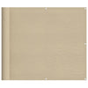 Parvekesuoja beige 90x800 cm 100% polyesteri Oxford polyesteri