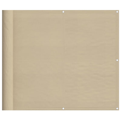 Parvekesuoja beige 90x800 cm 100% polyesteri Oxford polyesteri