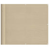 Parvekesuoja beige 90x1000 cm 100% polyesteri Oxford polyesteri