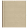Parvekesuoja beige 120x700 cm 100% Oxford polyesteri