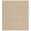 Beige parvekesuoja Elvin 120x700cm (100% oxford polyesteri)