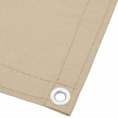 Parvekesuoja beige 120x800 cm 100% polyesteri Oxford kangas