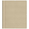 Parvekesuoja beige 120x1000 cm 100% polyesteri Oxford kangas