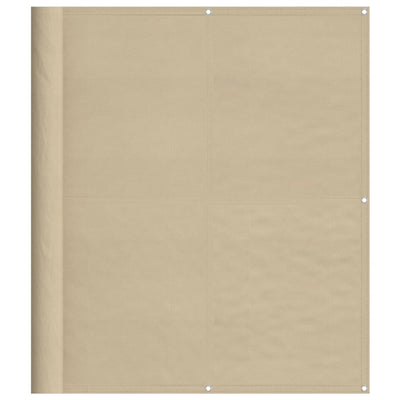 Parvekesuoja beige 120x1000 cm 100% polyesteri Oxford kangas