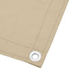 Parvekesuoja beige 120x1000 cm 100% polyesteri Oxford kangas