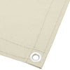 Parvekesuoja kerma 75x1000 cm 100% polyesteri Oxford kangas