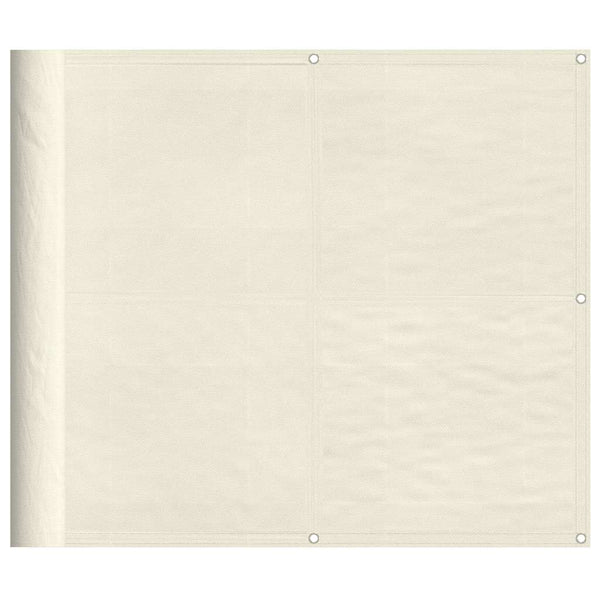 Parvekesuoja kerma 90x800 cm 100% polyesteri Oxford kangas