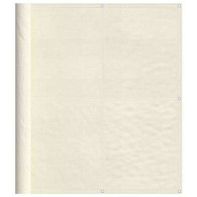 Parvekesuoja kerma 120x800 cm 100% Oxford polyesteri