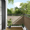 Parvekesuoja taupe 75x700 cm 100% polyesteri Oxford kangas