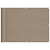 Parvekesuoja taupe 75x1000 cm 100% polyesteri Oxford kangas