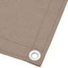 Parvekesuoja taupe 75x1000 cm 100% polyesteri Oxford kangas