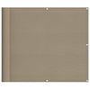 Parvekesuoja taupe 90x700 cm 100% polyesteri Oxford kangas
