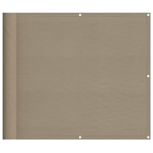 Parvekesuoja taupe 90x800 cm 100% polyesteri Oxford kangas