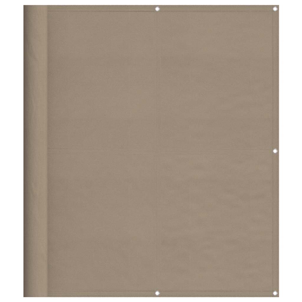 Parvekesuoja taupe 120x700 cm 100% polyesteri Oxford polyesteri