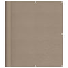 Parvekesuoja taupe 120x700 cm 100% polyesteri Oxford polyesteri