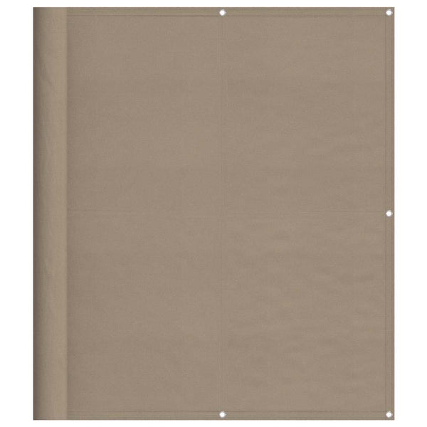 Parvekesuoja taupe 120x700 cm 100% polyesteri Oxford polyesteri