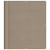 Parvekesuoja taupe 120x800 cm 100% polyesteri Oxford polyesteri