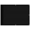 Parvekesuoja musta 75x800 cm 100% polyesteri Oxford kangas