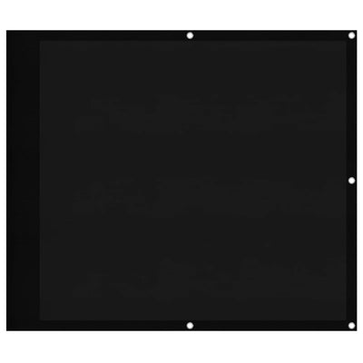 Parvekesuoja musta 90x1000 cm 100% polyesteri Oxford kangas