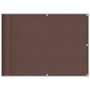 Parvekesuoja ruskea 75x800 cm 100% polyesteri Oxford kangas