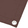 Parvekesuoja ruskea 75x800 cm 100% polyesteri Oxford kangas
