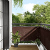Parvekesuoja ruskea 75x800 cm 100% polyesteri Oxford kangas