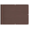 Parvekesuoja ruskea 75x1000 cm 100% polyesteri Oxford kangas