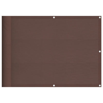 Parvekesuoja ruskea 75x1000 cm 100% polyesteri Oxford kangas