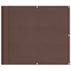 Parvekesuoja ruskea 90x800 cm 100% polyesteri Oxford kangas