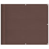 Parvekesuoja ruskea 90x1000 cm 100% polyesteri Oxford kangas