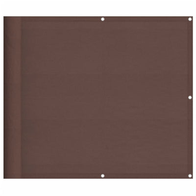 Parvekesuoja ruskea 90x1000 cm 100% polyesteri Oxford kangas