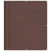 Parvekesuoja ruskea 120x800 cm 100% polyesteri Oxford kangas