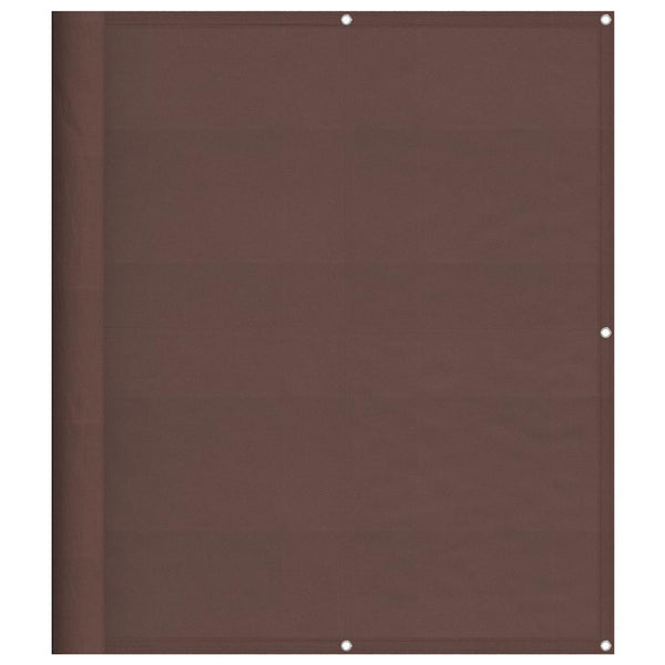 Parvekesuoja ruskea 120x800 cm 100% polyesteri Oxford kangas