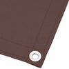 Parvekesuoja ruskea 120x800 cm 100% polyesteri Oxford kangas