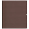 Parvekesuoja ruskea 120x1000 cm 100% polyesteri Oxford kangas