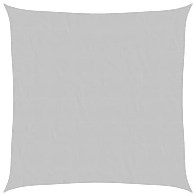 Aurinkopurje vaaleanharmaa 3,6x3,6 m 100% Oxford polyesteri