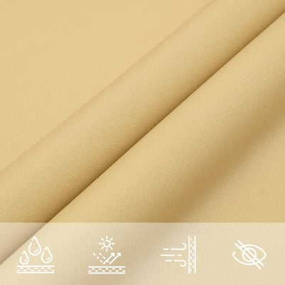 Aurinkopurje hiekka 2x2 m 100% Oxford polyesteri