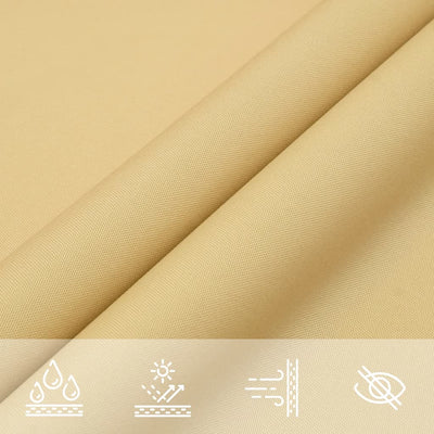 Aurinkopurje hiekka 2,5x2,5 m 100% Oxford polyesteri